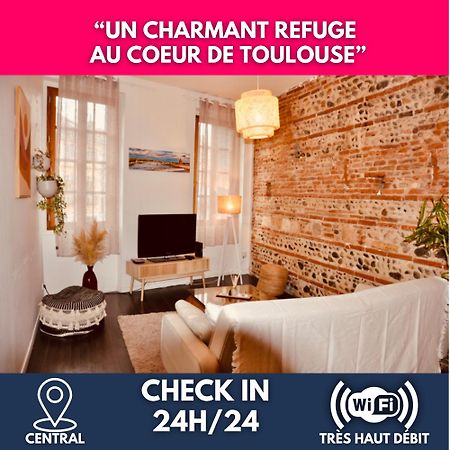 Le Charme D'Arnaud Hypercentre Wifi Accueil Gratuit H24 Lägenhet Toulouse Exteriör bild
